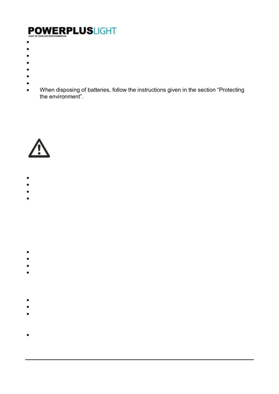 5features (fig 1), 6operation (fig 2), 7hanlde rotation (fig 3) | 8charging the battery | Powerplus POWLI450 RECHARGEABLE LED FLASHLIGHT 3W EN User Manual | Page 2 / 3