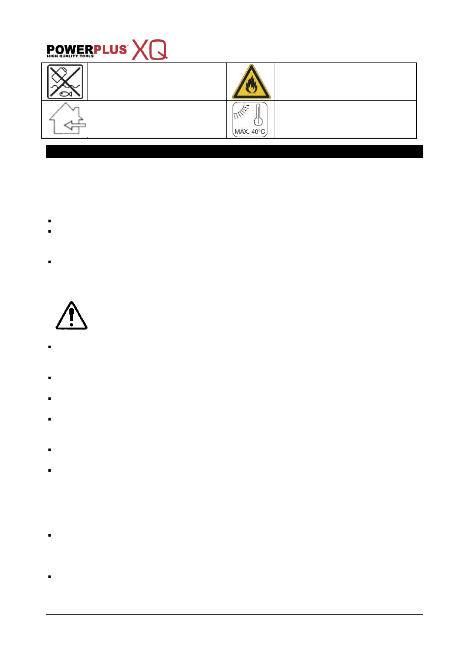 General power tool safety warnings, Working area, Electrical safety | Personal safety, Powxq5232, 5general power tool safety warnings | Powerplus POWXQ5232 DRILL/SCREWDRIVER 14.4V LI-ION 2 BATT EN User Manual | Page 4 / 12