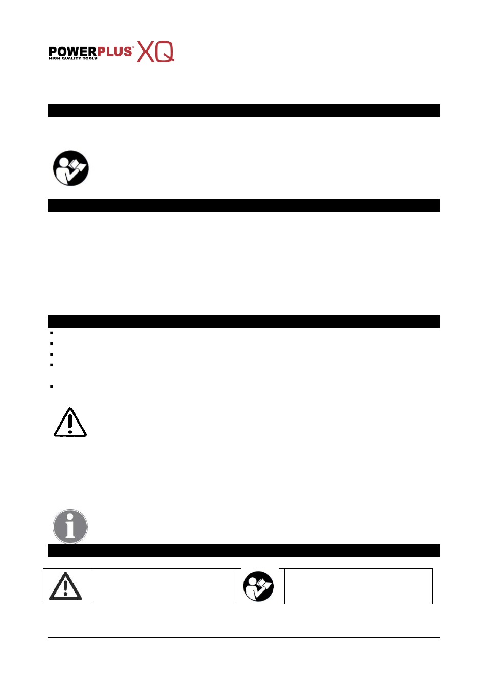 Application, Description (fig. 1), Package content list | Symbols | Powerplus POWXQ5243 DRILL/SCREWDRIVER 12V LI-ION 2 BATT EN User Manual | Page 3 / 13