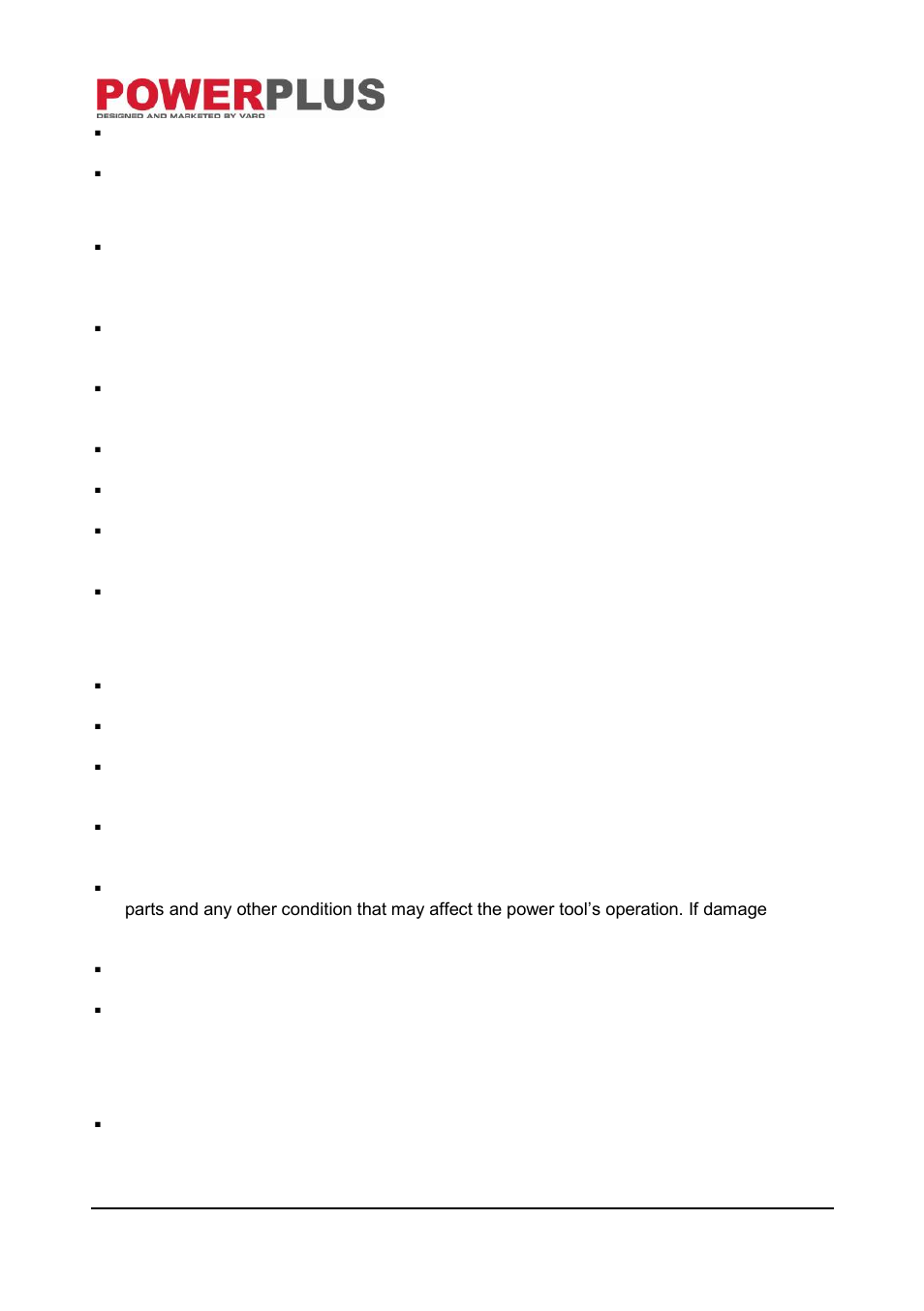 Personal safety, Power tool use and care, Service | Pow1010 | Powerplus POW1010 JIGSAW 450W EN User Manual | Page 4 / 8