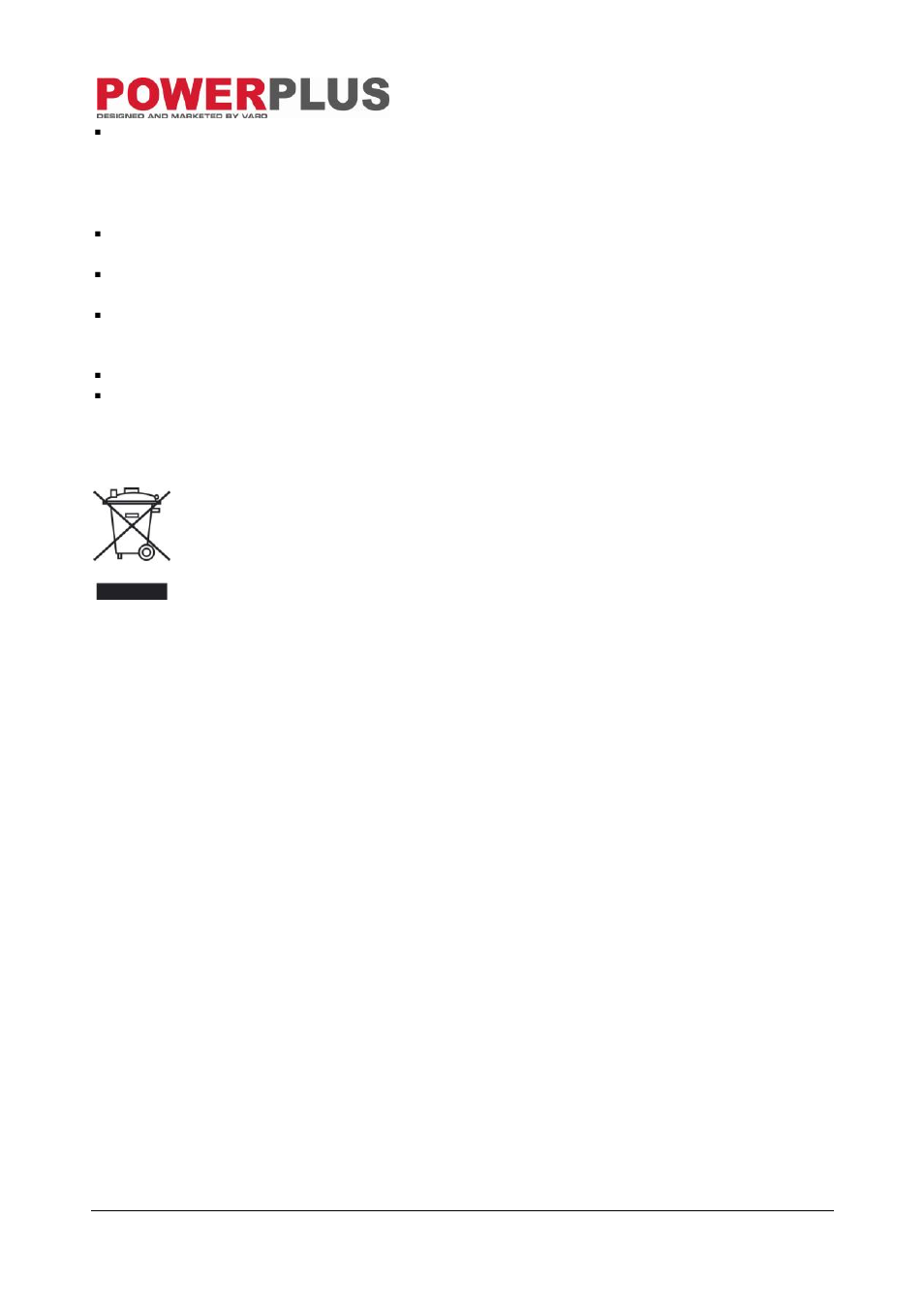 Environment, Cleaning and maintenance | Powerplus POW1015 JIGSAW 650W EN User Manual | Page 7 / 8