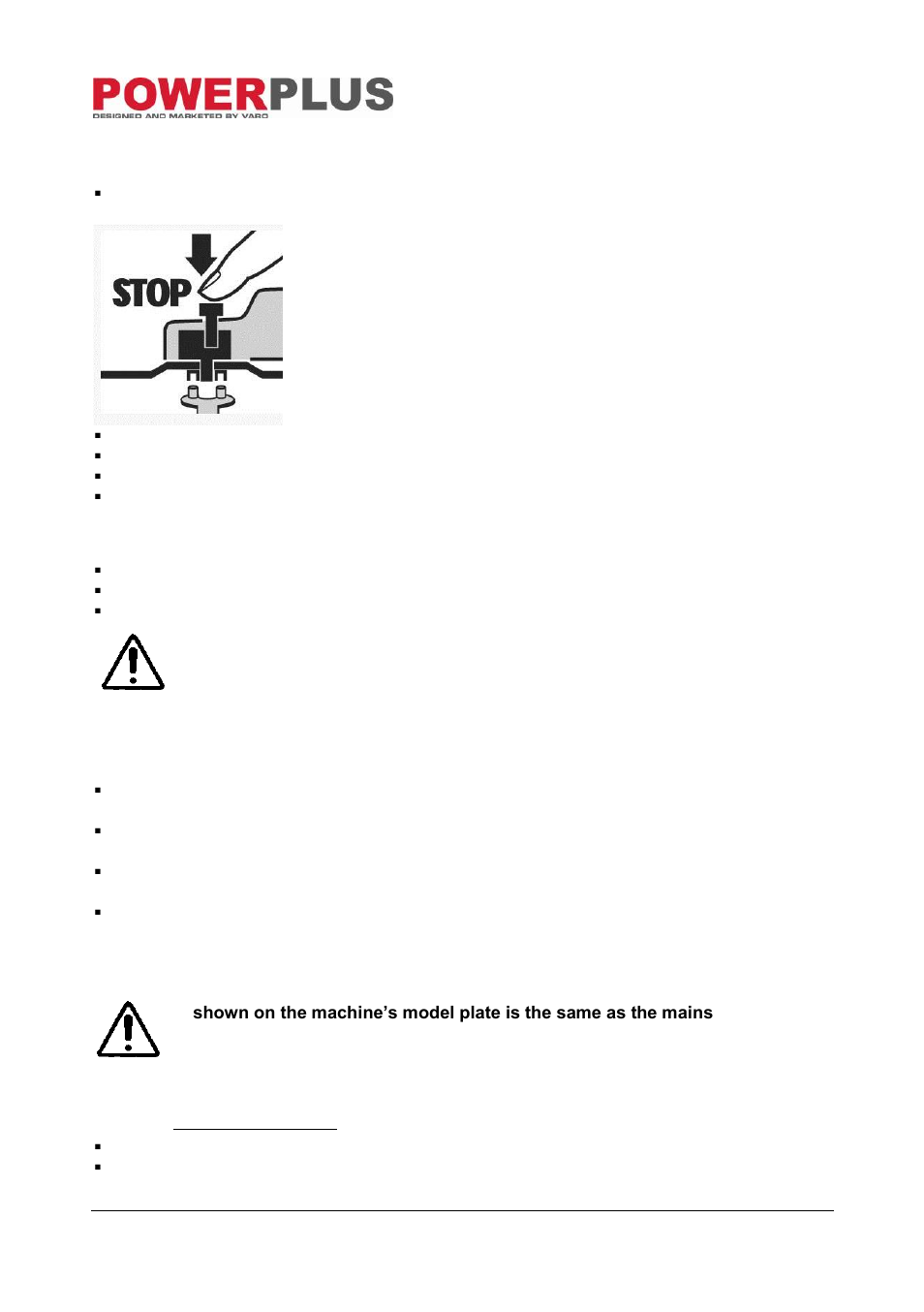 Mounting a grinding disc (fig. c), Mounting the side handle, Operation | Switching on / off, Switching on (fig. d) | Powerplus POW2087 ANGLE GRINDER 2150W 230MM EN User Manual | Page 7 / 10