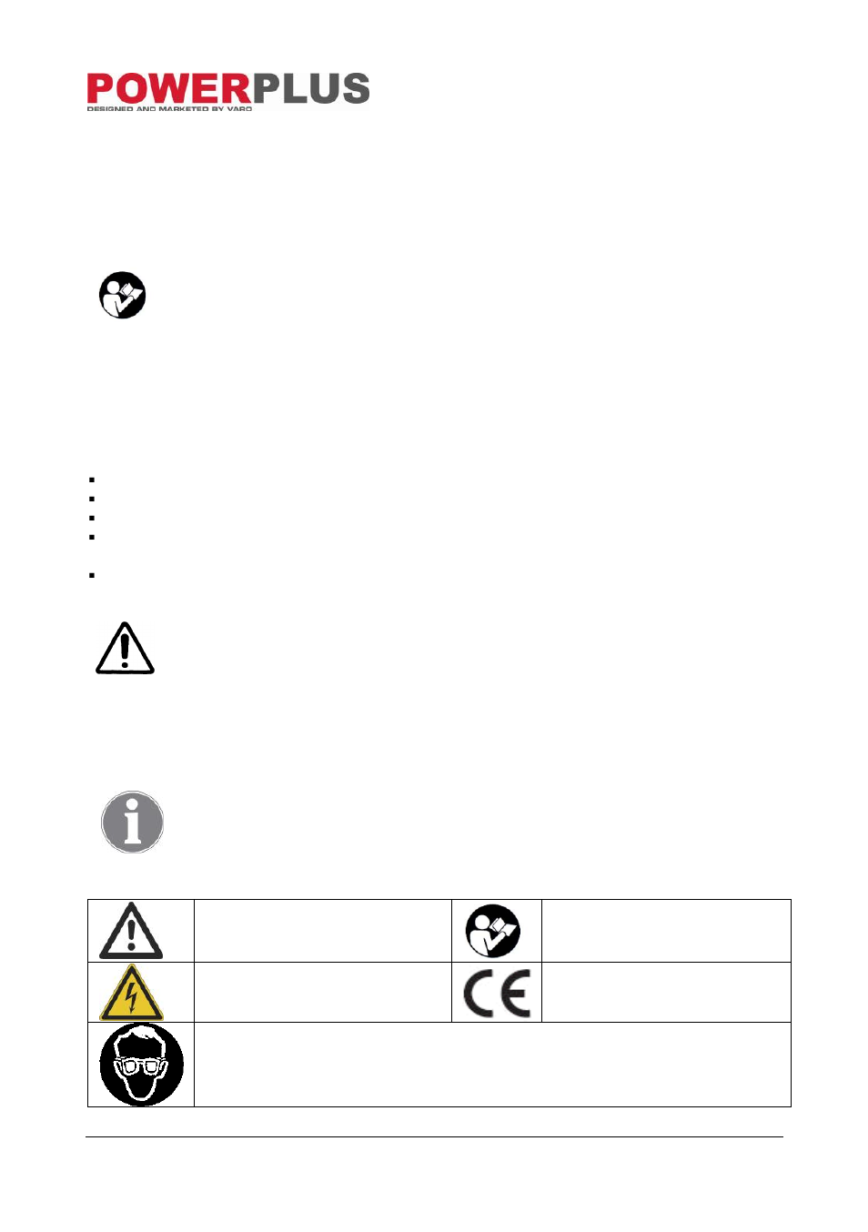 Application, Description (fig a), Symbols | Powerplus POW302 B ENCH DRILL 350W EN User Manual | Page 3 / 10