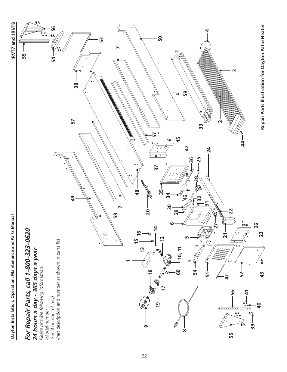 Dayton 1RVT8 User Manual | Page 22 / 24