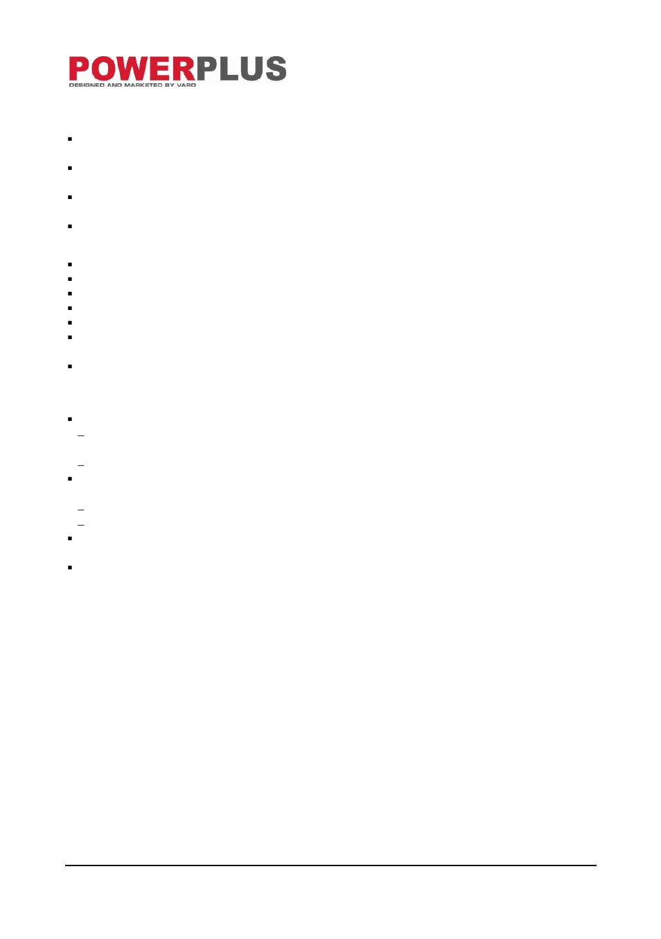 Specific safety warnings, Persons, Electricity | Fire and burn hazards, Before starting the generator | Powerplus POW470 POWER G ENERATOR 720W EN User Manual | Page 6 / 11