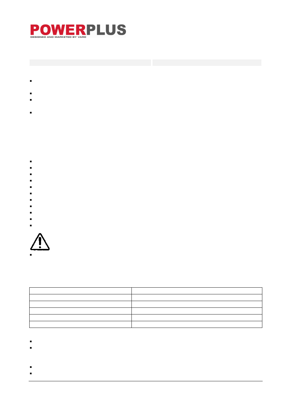 Pow4761(sc), 14 noise, 15 transport / storage | 16 trouble shooting | Powerplus POW4761 POWER G ENERATOR 2200W EN User Manual | Page 12 / 14