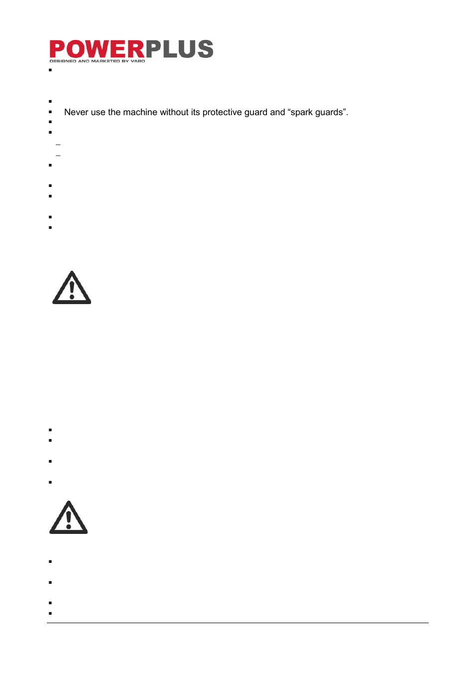 Assembly, Grinding | Powerplus POW5103 B ENCH GRINDER WET/DRY 250W EN User Manual | Page 5 / 9