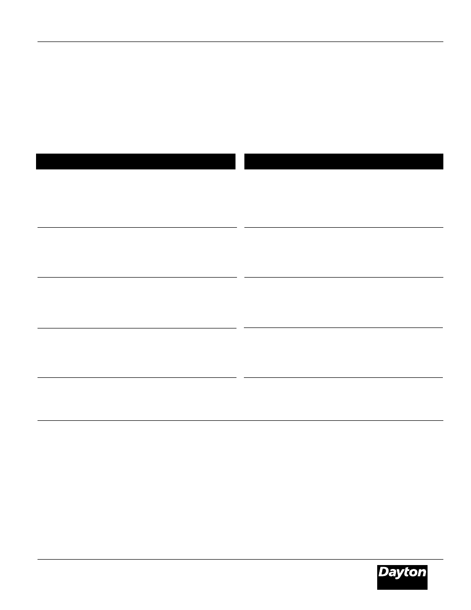 Model 3vg79, Replacement parts list, 3vg79 | Dayton 3VG79 User Manual | Page 13 / 16