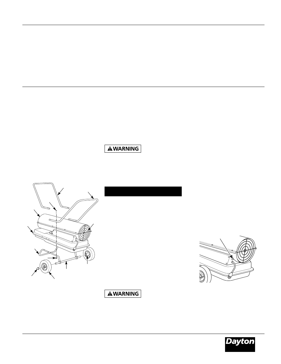 Model 3vg79, Assembly, Ventilation | Operation | Dayton 3VG79 User Manual | Page 5 / 16