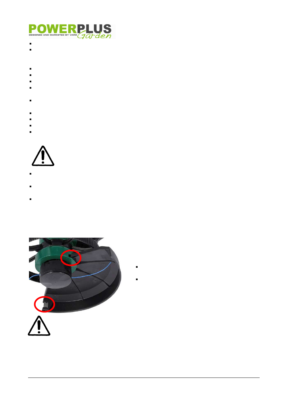 Pow6016, 7 assembly | Powerplus POW6016 GRASS TRIMMER 500W 300MM EN User Manual | Page 5 / 10