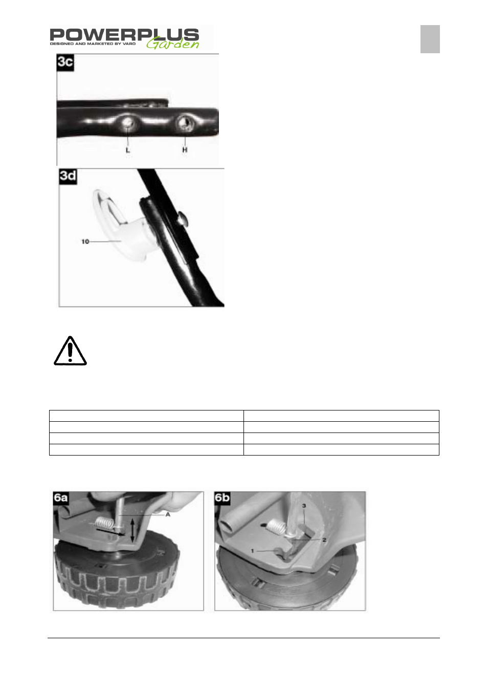 Powerplus POW63707T LAWNMOWER 1100W 330MM +TRIMMER EN User Manual | Page 8 / 14