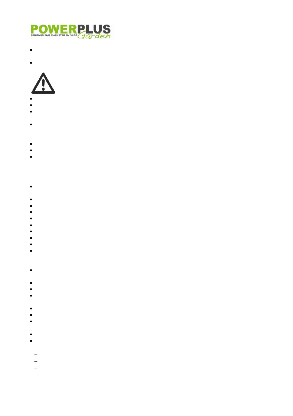 Preparation, Operation | Powerplus POW63755 LAWNMOWER139CC 457MM EN User Manual | Page 5 / 18