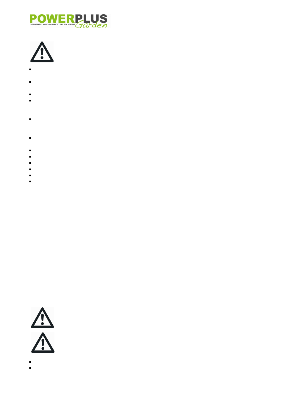 Powerplus POW63770 LAWNMOWER 99CC 420MM EN User Manual | Page 10 / 15