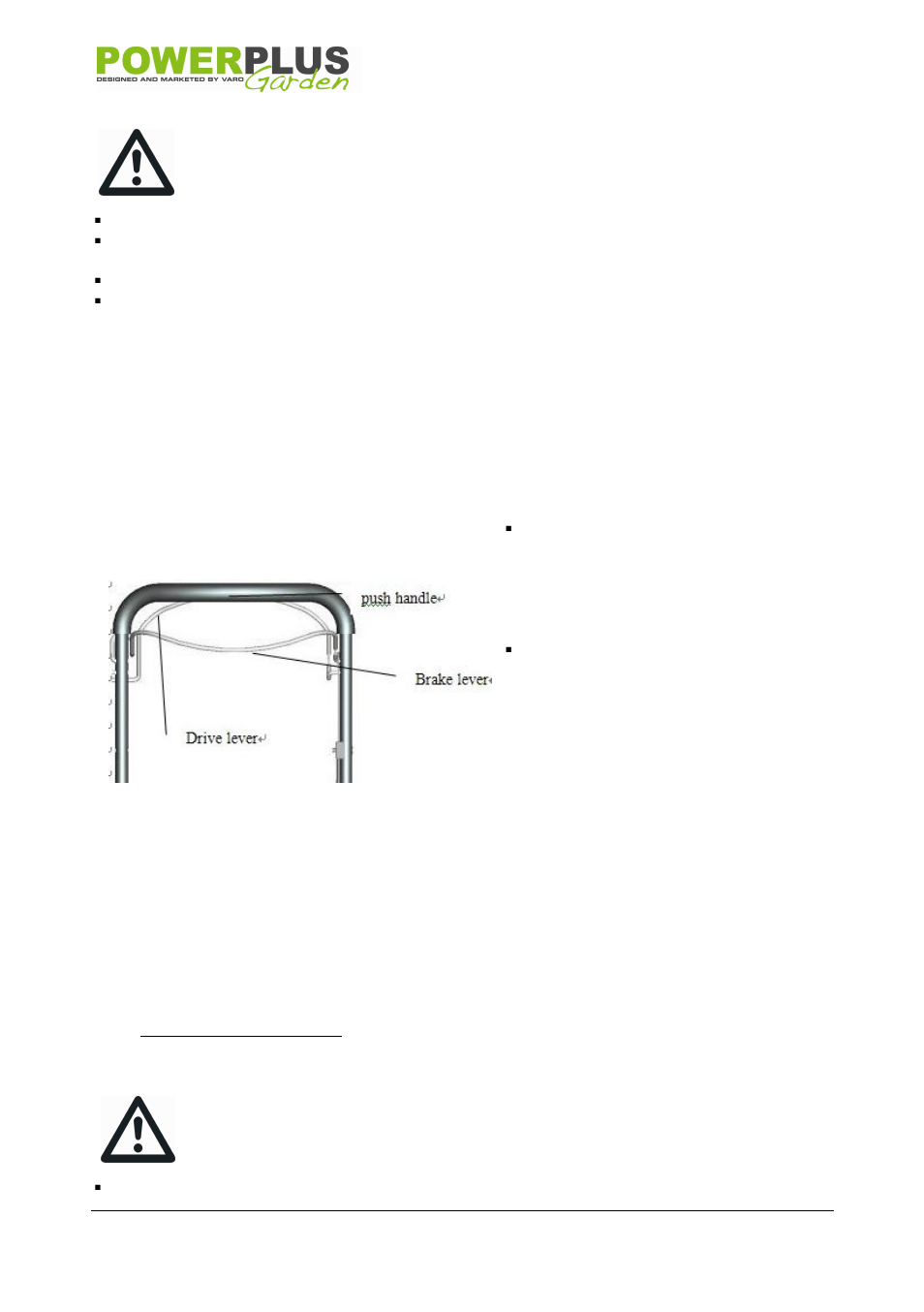 Powerplus POW63770 LAWNMOWER 99CC 420MM EN User Manual | Page 7 / 15