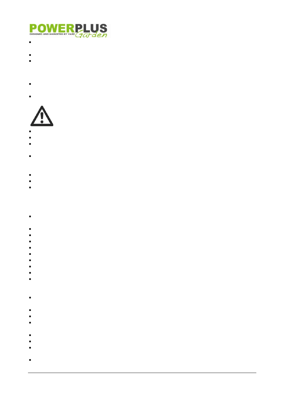 Preparation, Operation | Powerplus POW63777 LAWNMOWER 173CC 530MM EN User Manual | Page 5 / 17