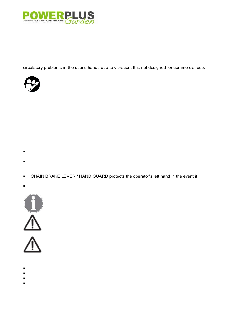 Application, Description (fig. a), Package content list | Powerplus POW64252 CHAINSAW 2000W 356MM EN User Manual | Page 3 / 13