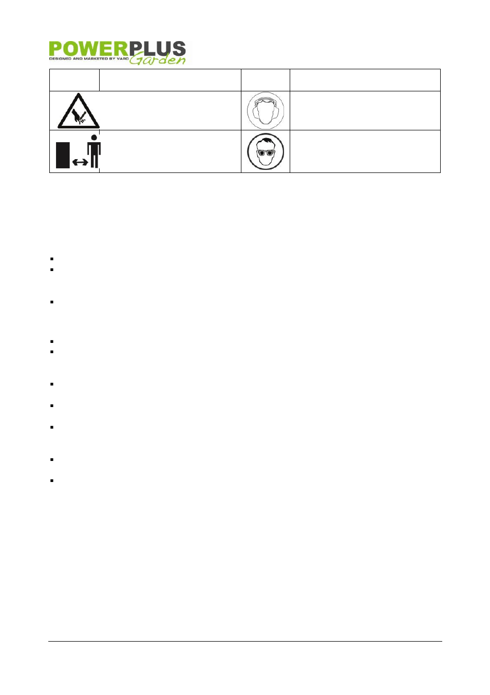 General power tool safety warnings, Working area, Electrical safety | Powerplus POW6451 SHREDDER 2500W EN User Manual | Page 4 / 14