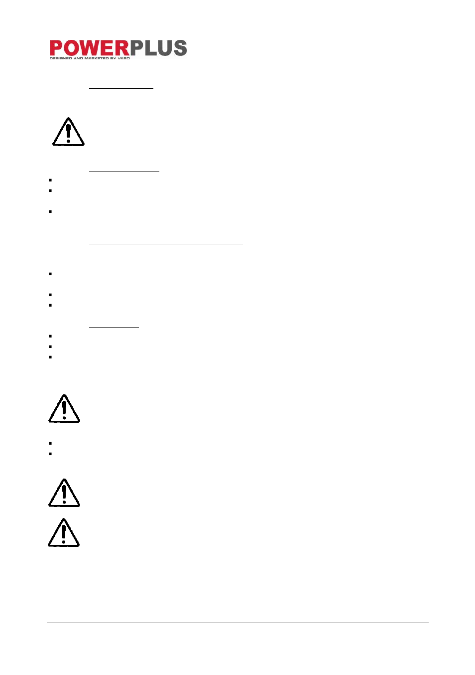 Workpiece stops, Mitre angle stop, Mitre cuts (fig. 6) | Setting the stop rail of the parallel stop, Parallel stop, Setting the cutting height (fig. 7) | Powerplus POW8561 TABLE SAW 1800W 250MM EN User Manual | Page 9 / 15