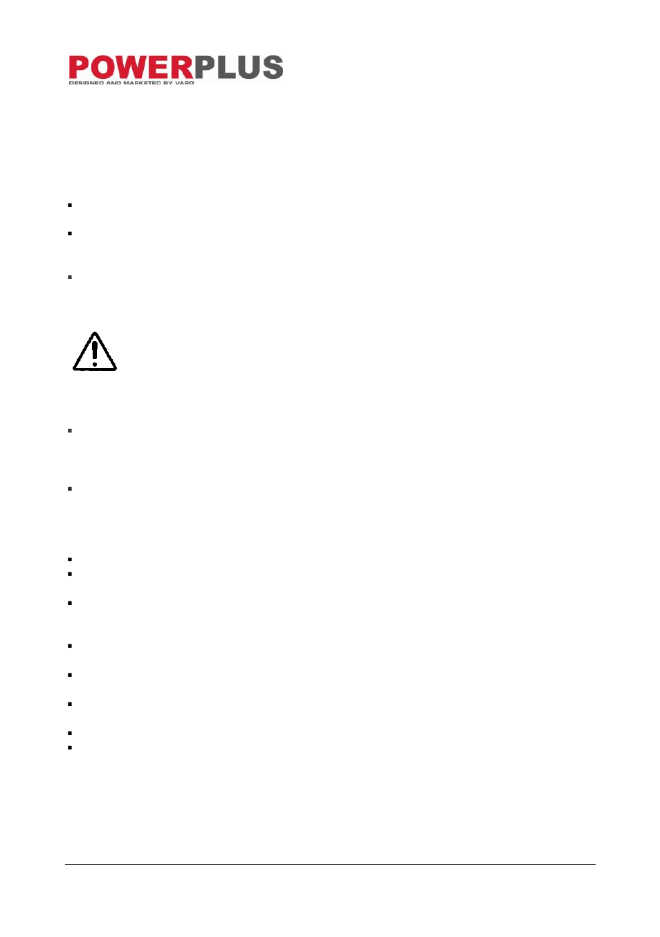 Intermittent rating, Overload (only for pow901-pow902-pow903), Operation with double cable (fig 5) | Cleaning and maintenance, Pow900 en, 10 cleaning and maintenance | Powerplus POW900 HOIST 500W 100/200KG EN User Manual | Page 8 / 11