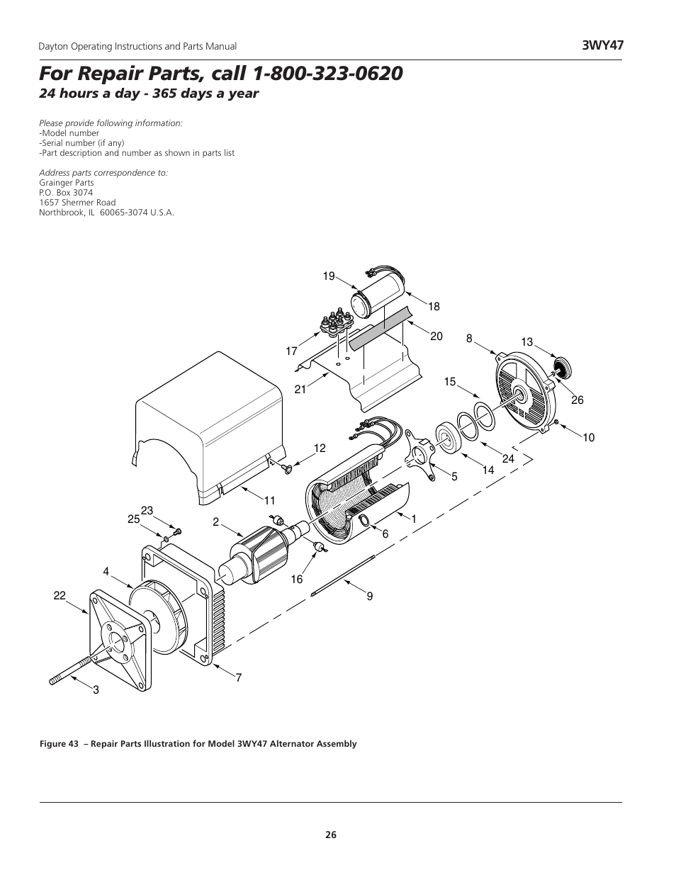 Dayton 3WY47 User Manual | Page 26 / 40