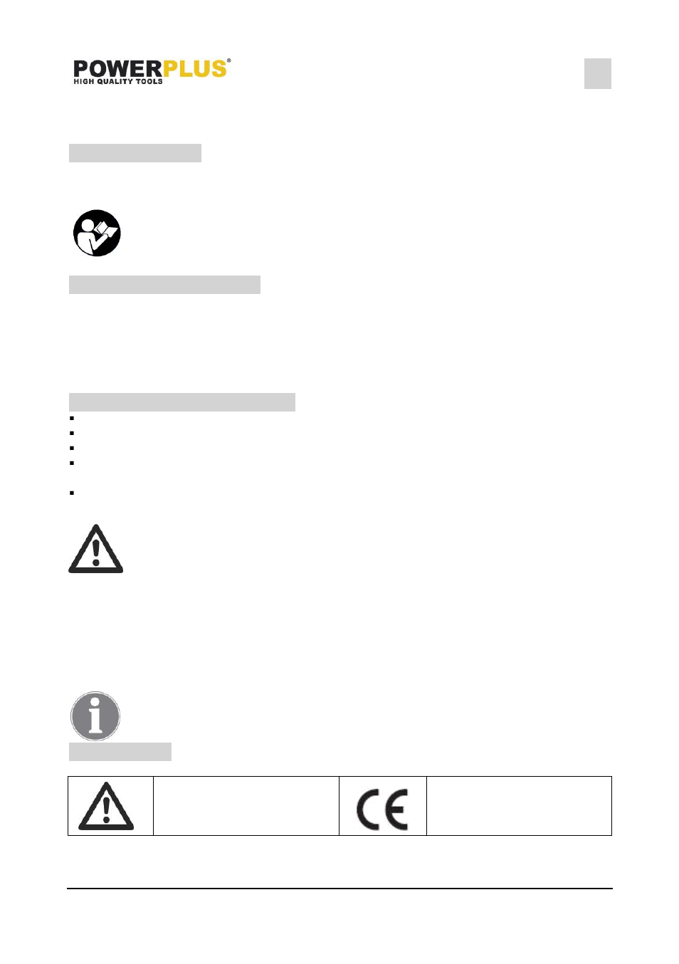 Application, Description (fig a), Package content list | Symbols | Powerplus POWX0077LI RECIPROCATING SAW 18V LI-ION ONE FITS ALL EN User Manual | Page 3 / 10