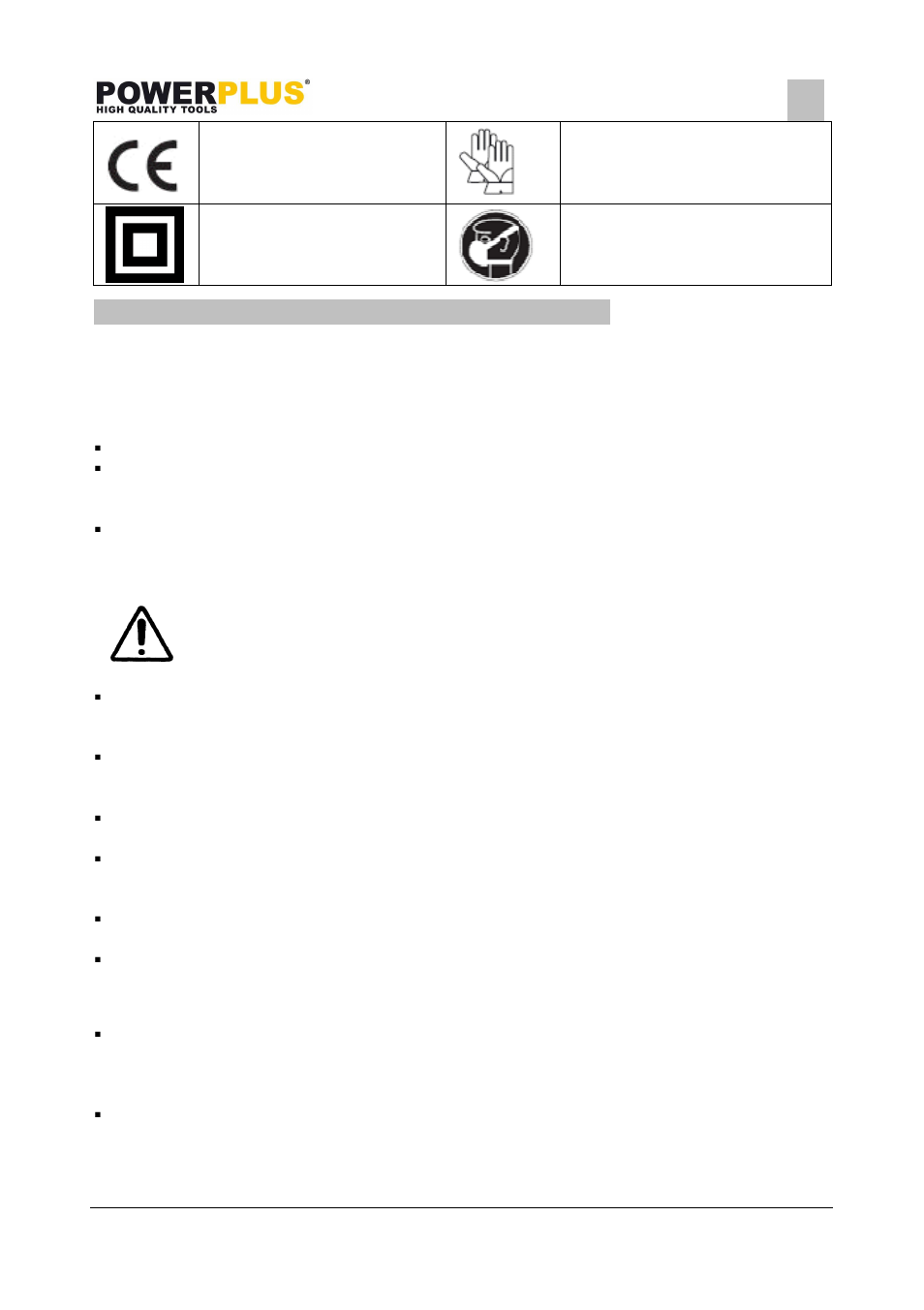 Powerplus POWX044 FINISHING SANDER 330W EN User Manual | Page 3 / 7