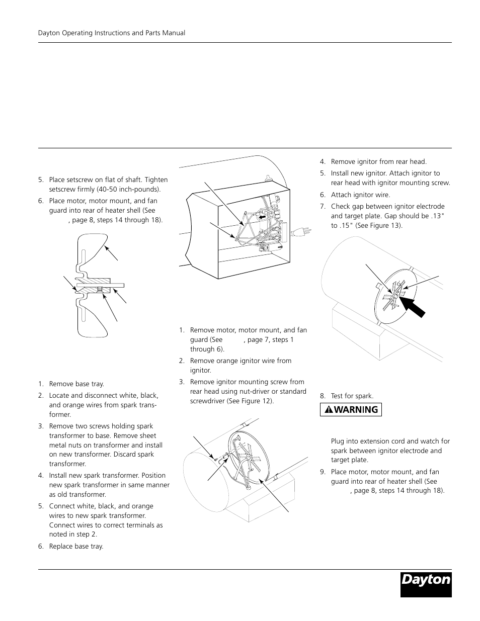 Model 3vg80, Maintenance (continued) | Dayton 3VG80 User Manual | Page 9 / 14