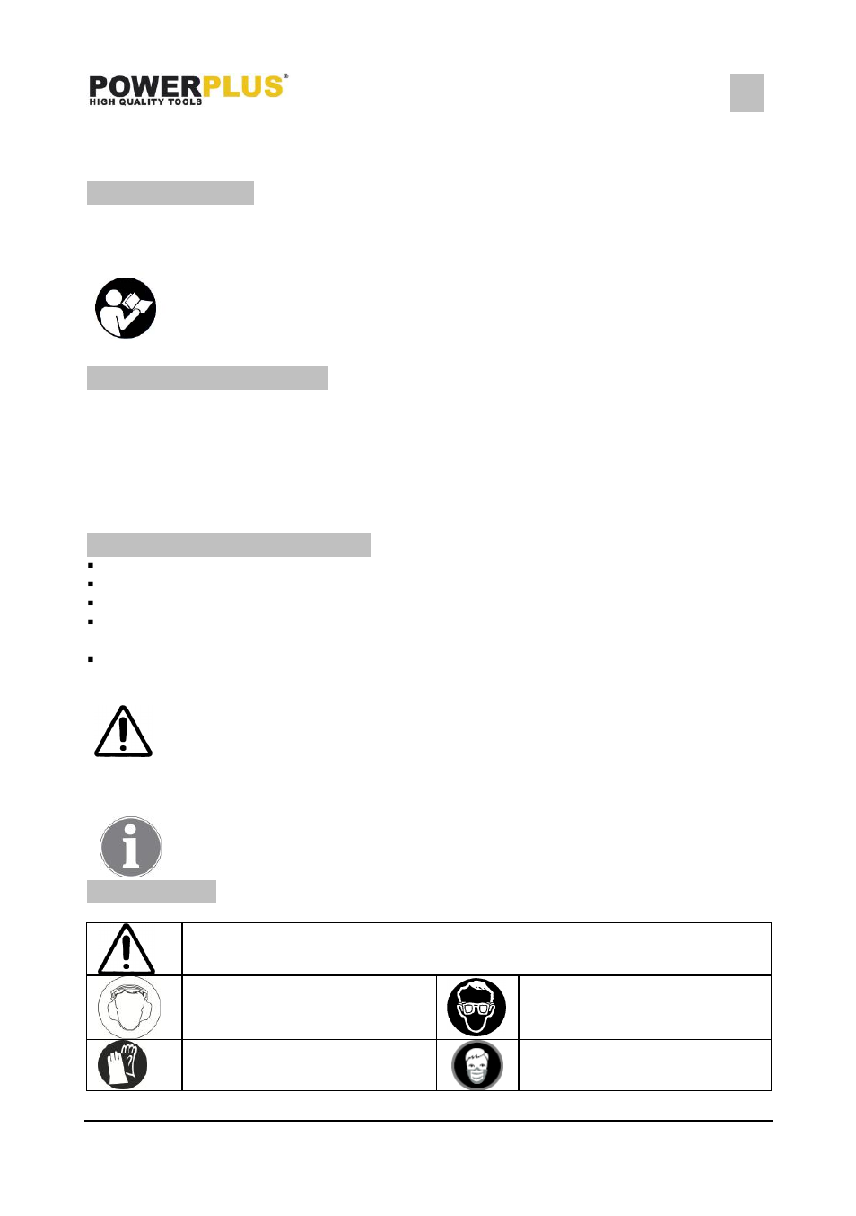 Application, Description (fig a), Package content list | Symbols | Powerplus POWX052 CIRCULAR SAW 1400W 185MM EN User Manual | Page 3 / 10