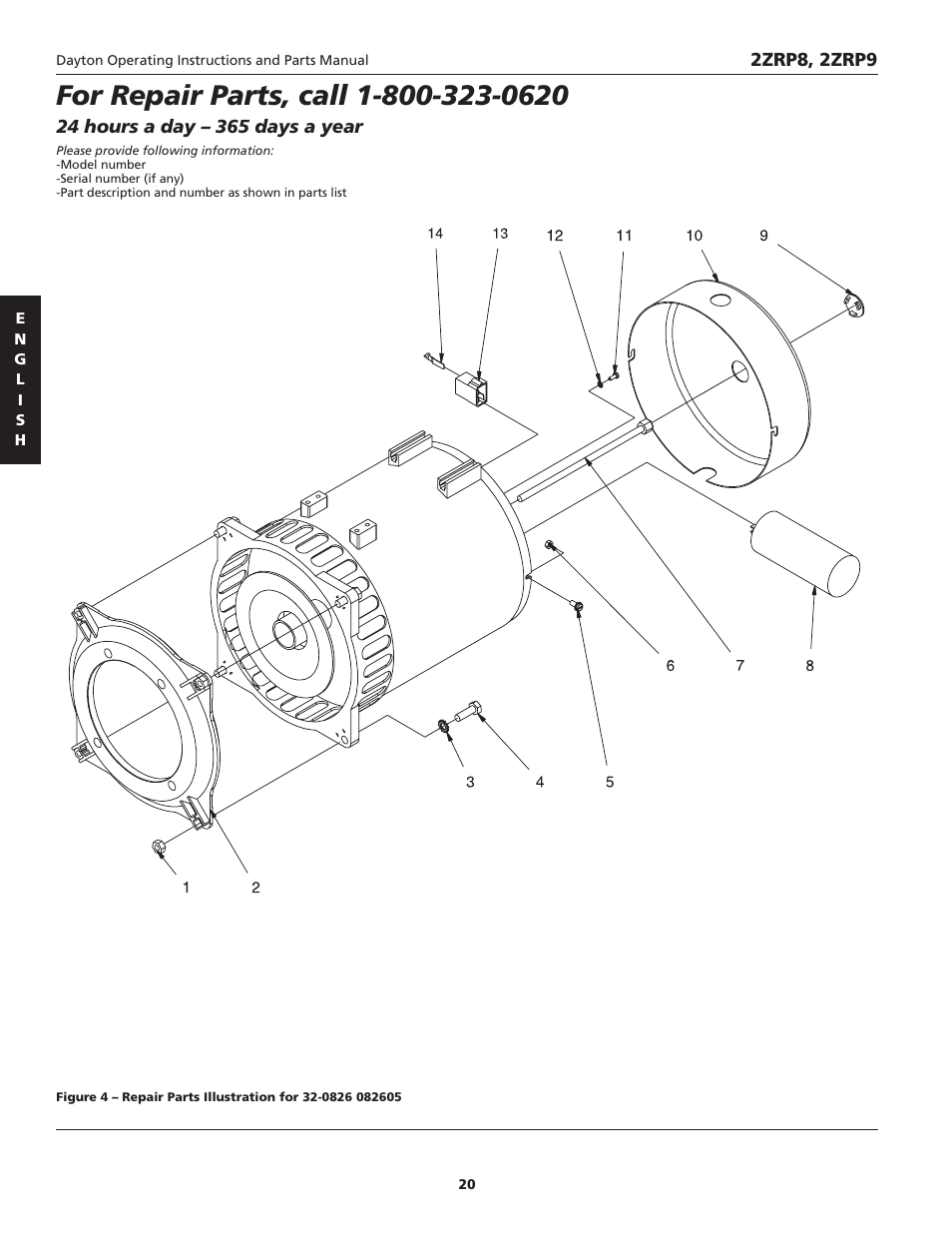 Dayton 2ZRP9 User Manual | Page 20 / 80
