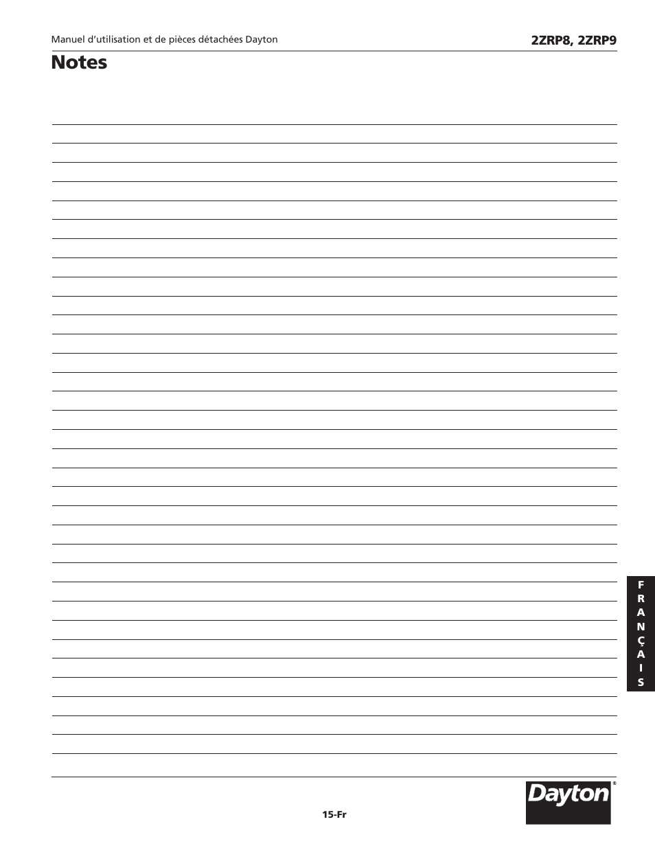 Dayton 2ZRP9 User Manual | Page 67 / 80