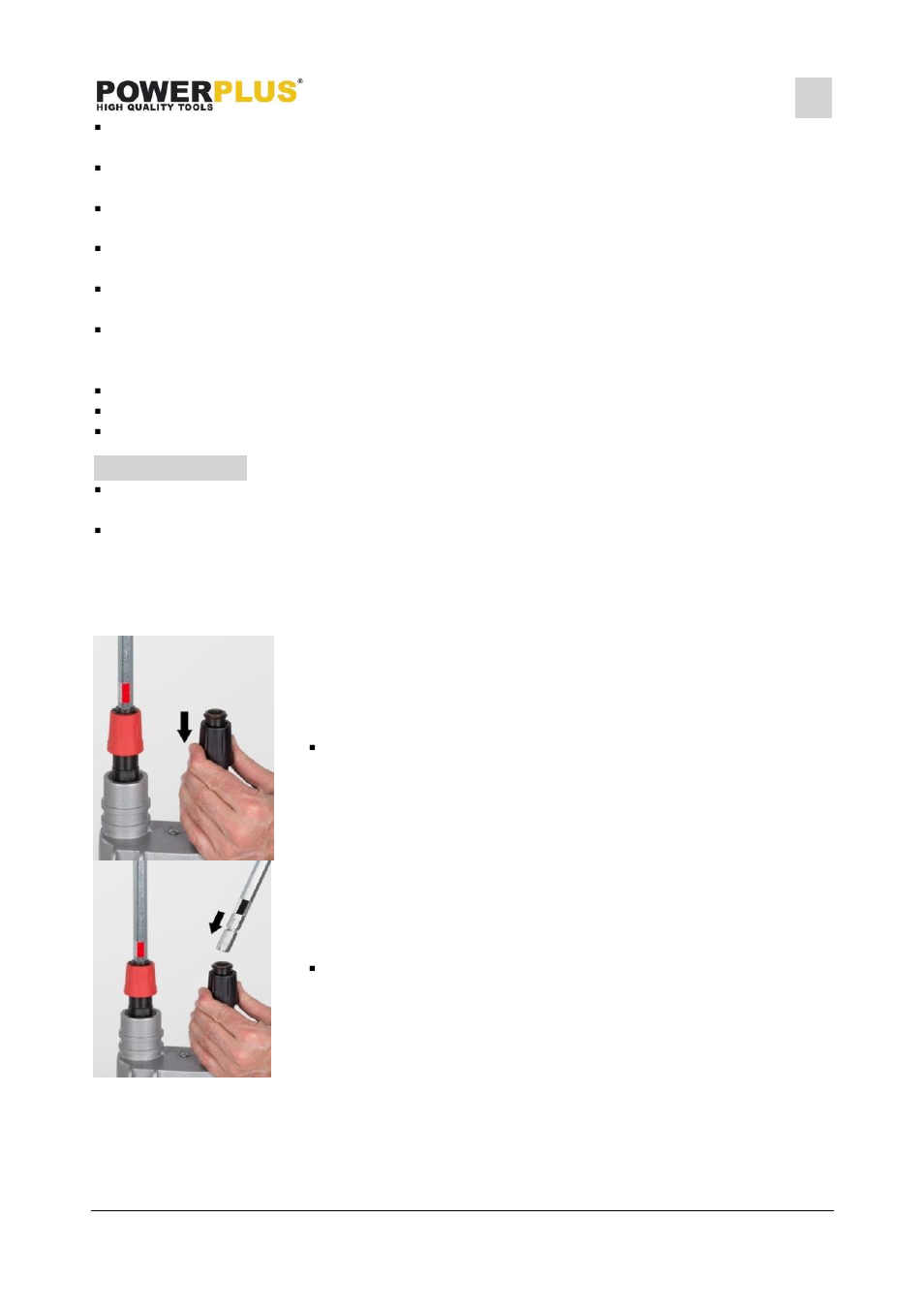 Assembly, Attach the paddles | Powerplus POWX088 DOUBLE MIXER 1600W EN User Manual | Page 5 / 9