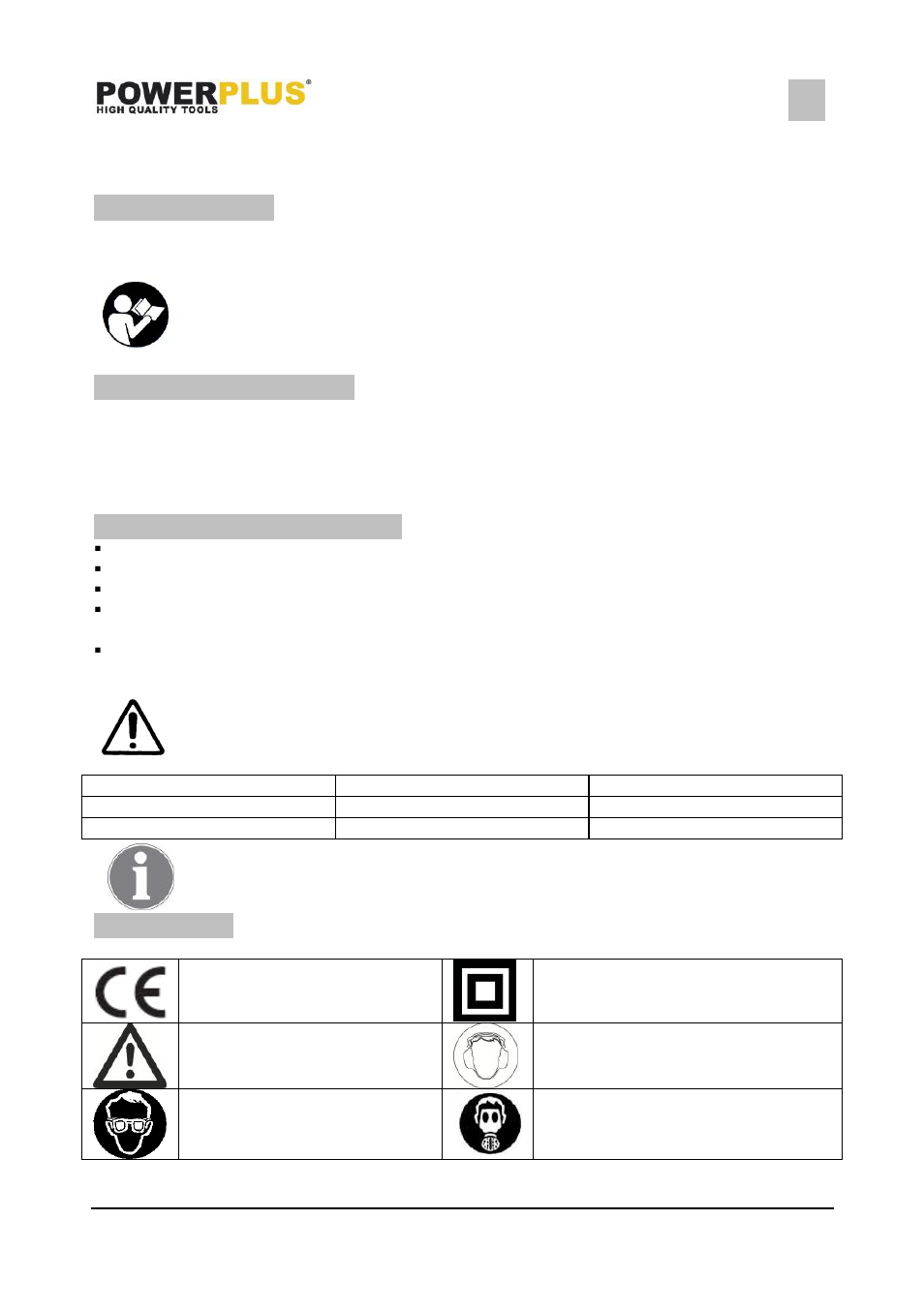 Application, Description (fig a), Package content list | Symbols | Powerplus POWX111 ELECTRIC PLANER 1020W EN User Manual | Page 2 / 8