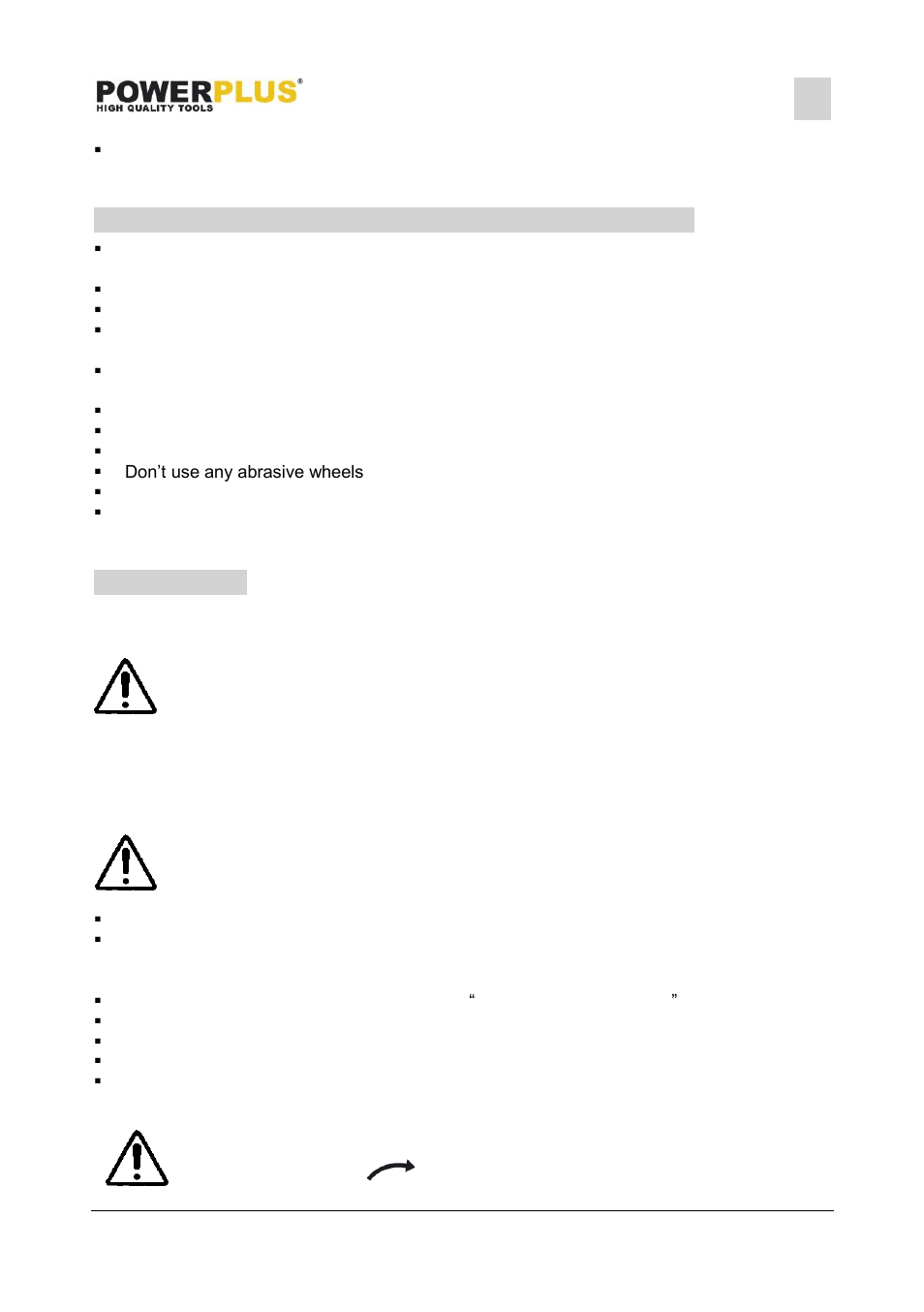 Service, Specific safety warnings for circular saws, Assembly | Setting the cutting depth (fig .1), Changing a saw blade | Powerplus POWX1365MB MINI CIRCULAR SAW 600W 85MM + MITRE GUIDE EN User Manual | Page 6 / 14