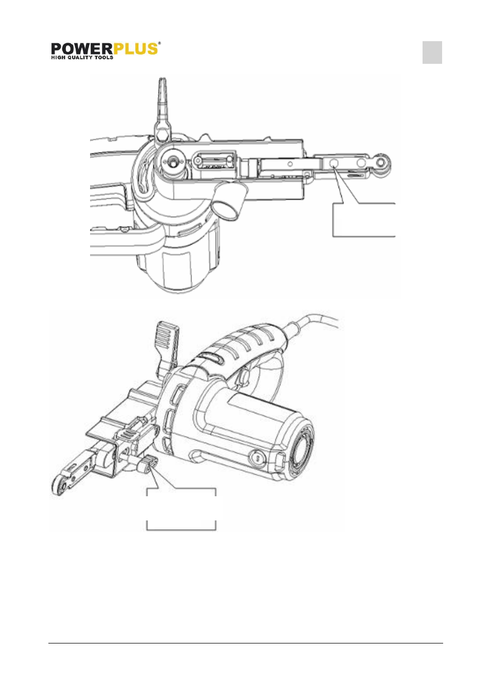 Powerplus POWX139 FILE / BELT SANDER 400W EN User Manual | Page 6 / 12