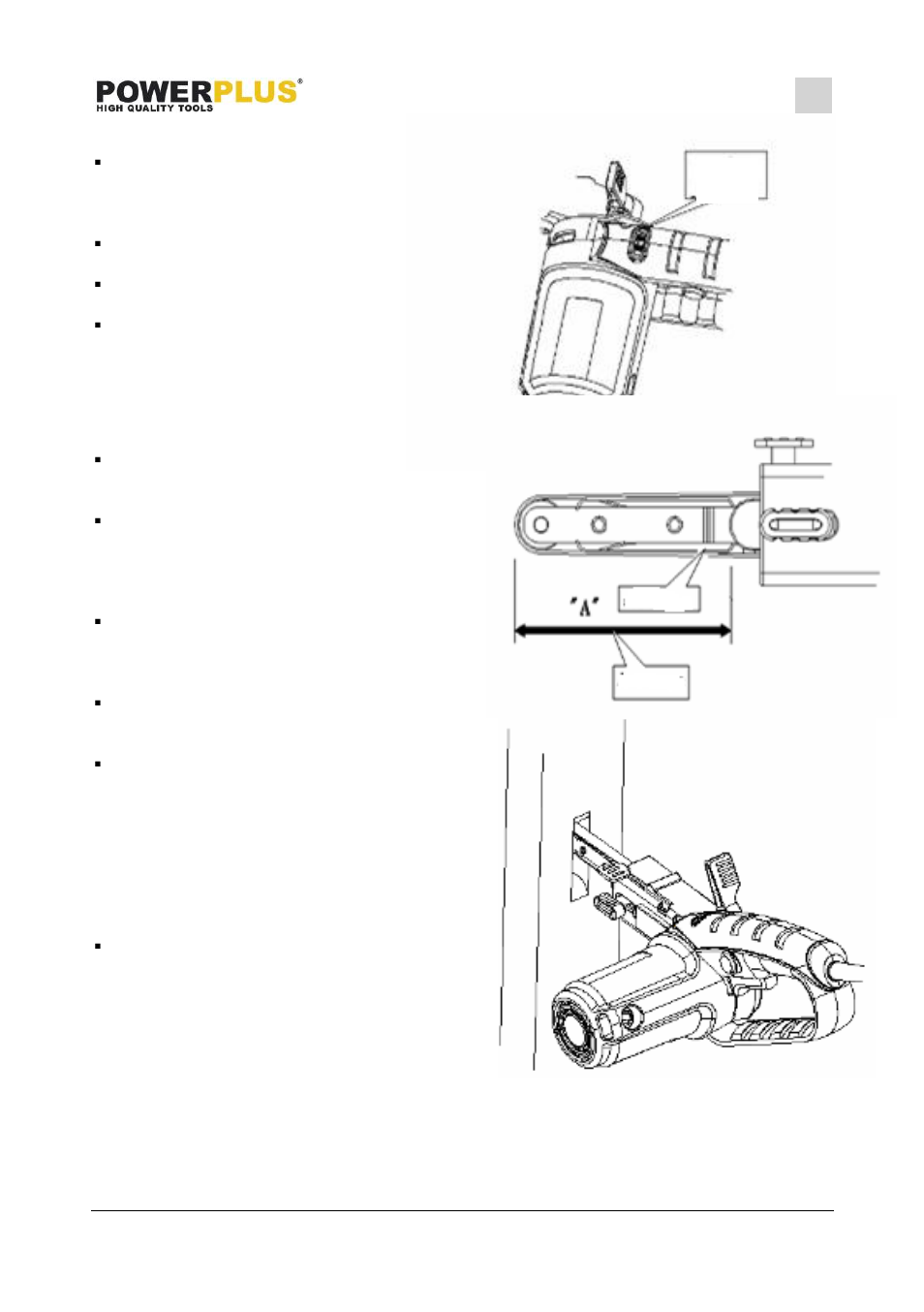 Speed controller, Sanding operation | Powerplus POWX139 FILE / BELT SANDER 400W EN User Manual | Page 9 / 12