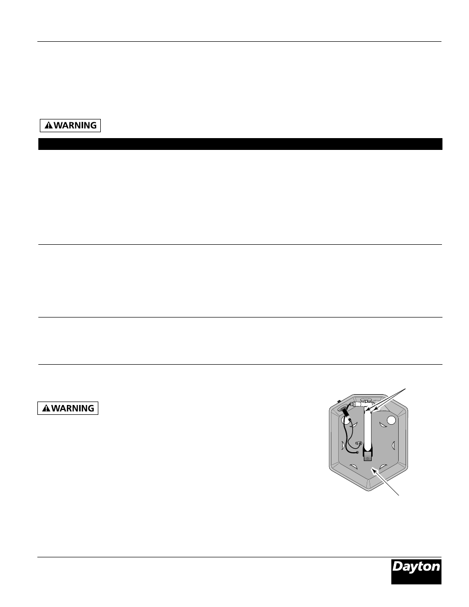 Model 3vh20, Troubleshooting chart, Checking for correct burner flame | Dayton 3VH20 User Manual | Page 7 / 8