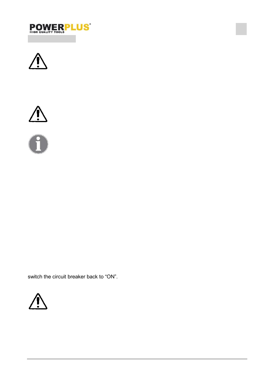 Operation, Starting the engine, Connecting electric tools/appliances | Powerplus POWX516 POWER G ENERATOR 5500W EN User Manual | Page 9 / 16