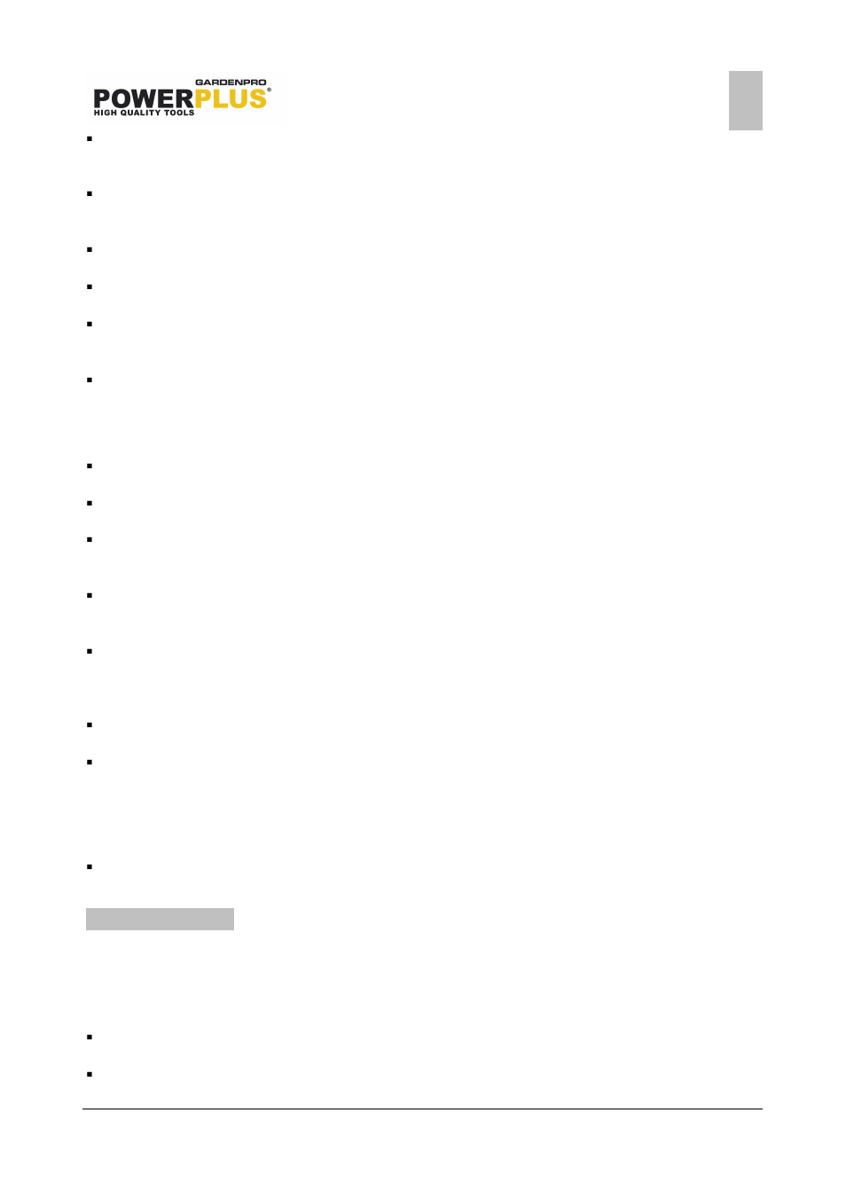 Powxg2004, 6 operation | Powerplus POWXG2004 HEDGE TRIMMER 580W 580MM EN User Manual | Page 4 / 7