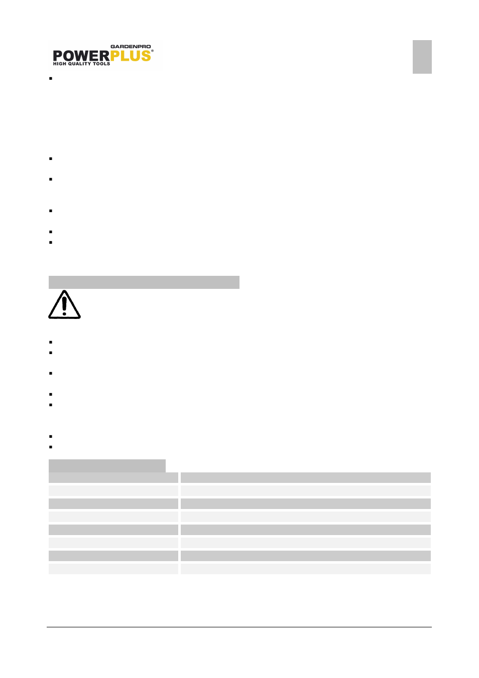 Powxg2004, 7 cleaning and maintenance, 8 technical data | Powerplus POWXG2004 HEDGE TRIMMER 580W 580MM EN User Manual | Page 5 / 7