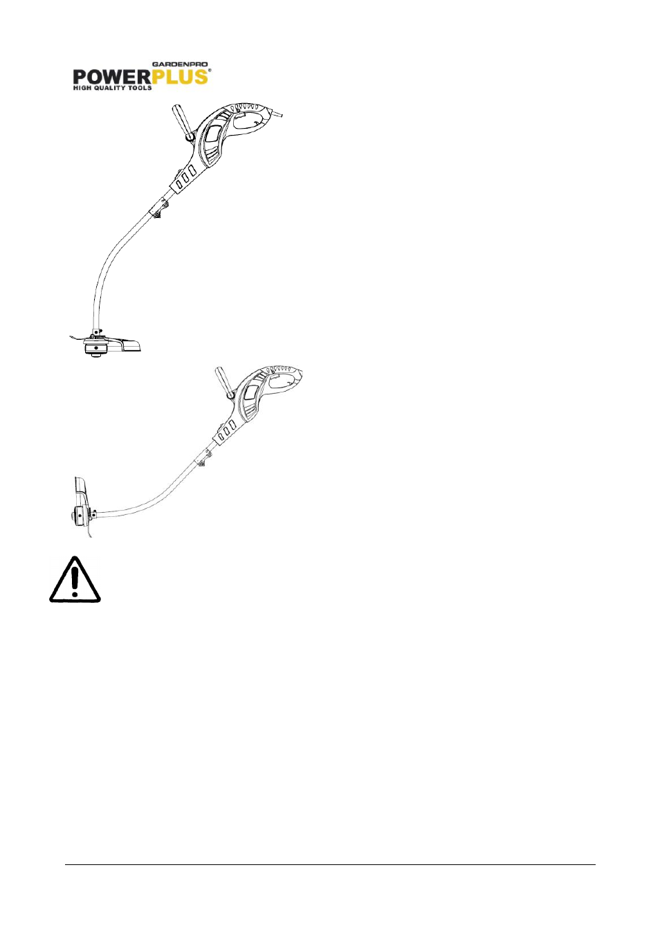 Powerplus POWXG3006 GRASS TRIMMER 800W EN User Manual | Page 8 / 13