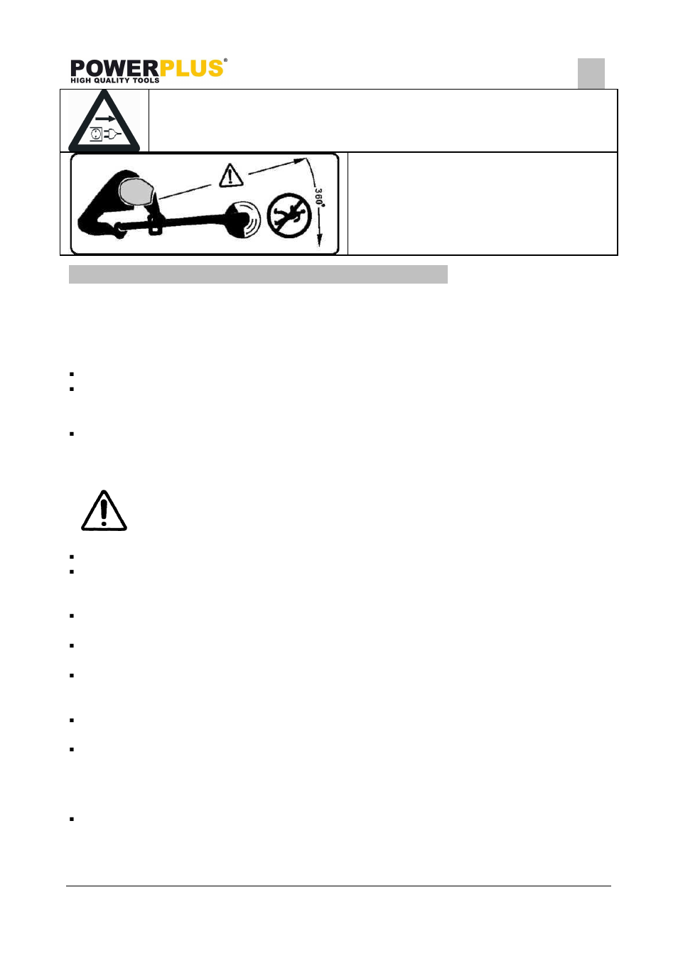 Powxg3010li, 5 general power tool safety warnings | Powerplus POWXG3010LI GRASS TRIMMER 18V LI-ION 230MM EN User Manual | Page 4 / 13