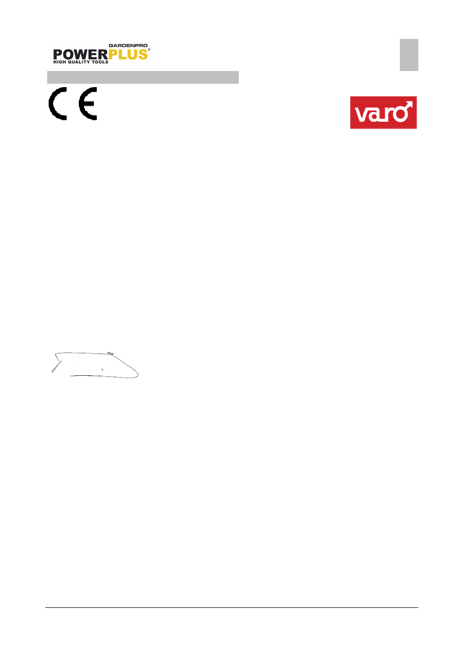 Powerplus POWXG3023 BRUSH CUTTER 51,7CC EN User Manual | Page 14 / 15