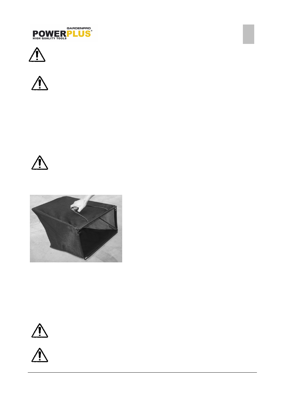 Powxg6007 | Powerplus POWXG6007 LAWNMOWER 190CC 510MM EN User Manual | Page 8 / 14