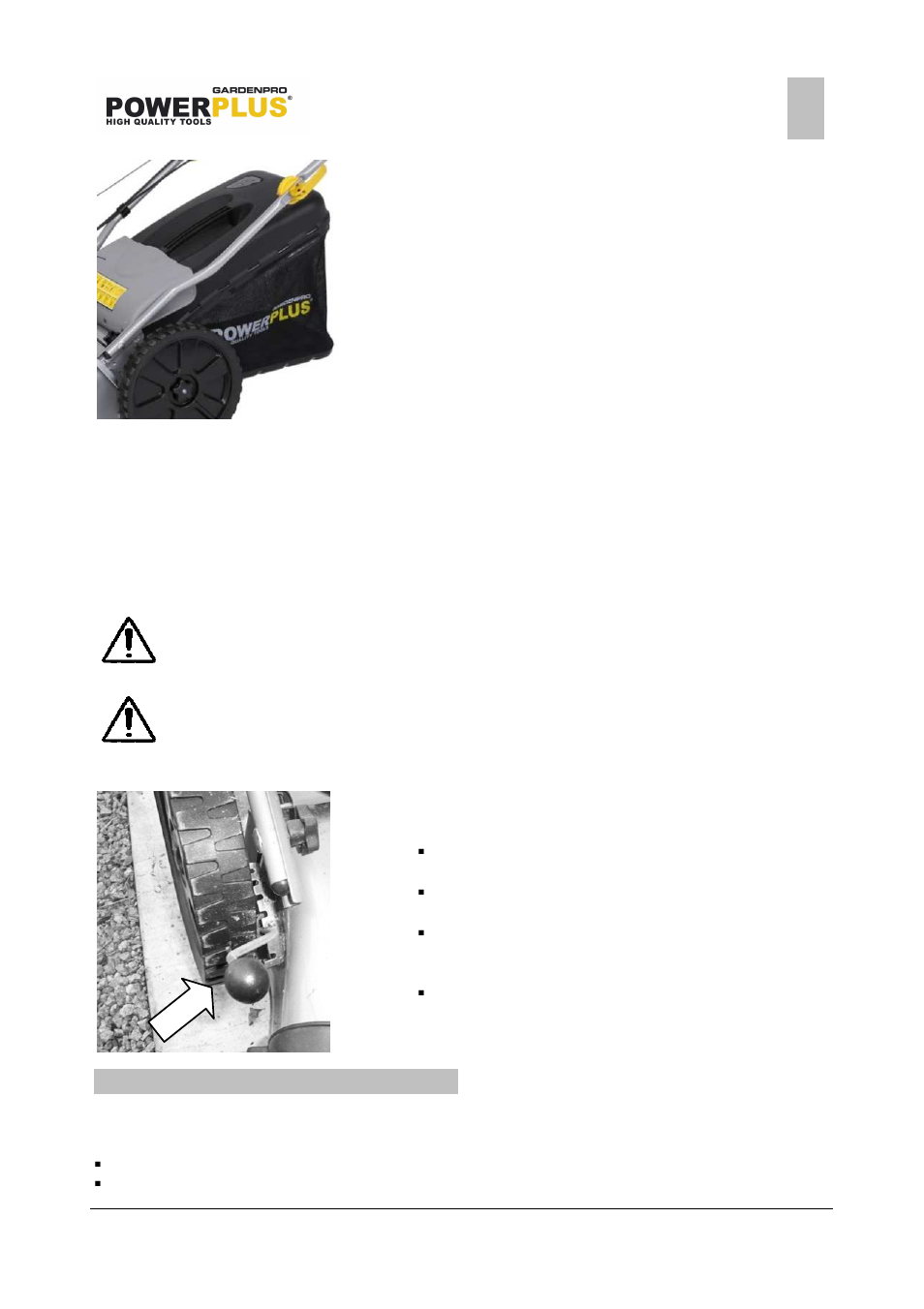 Powxg6011, 8 maintenance instructions | Powerplus POWXG6011 LAWNMOWER 190CC 550MM EN User Manual | Page 10 / 16