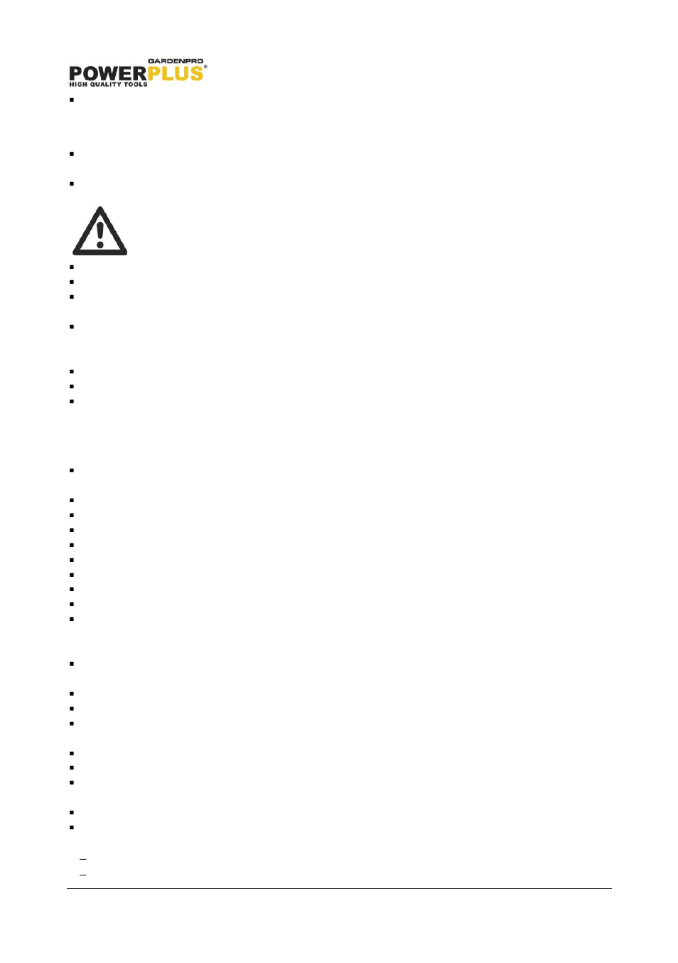 Preparation, Operation, Powxg6026 | Powerplus POWXG6026 LAWN MOWER 190CC 502MM EN User Manual | Page 5 / 16