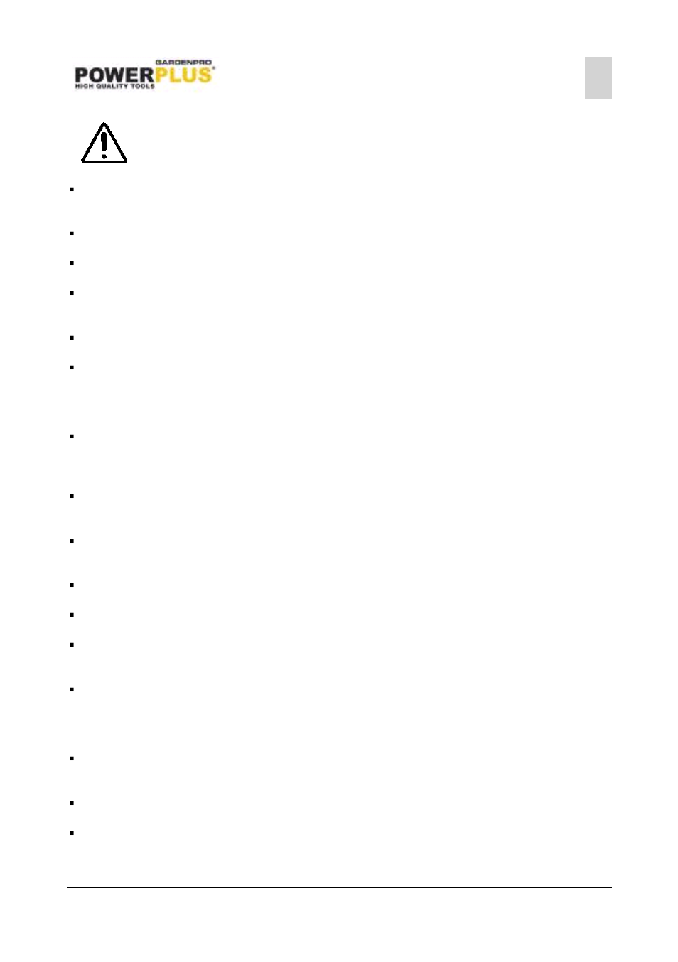 Electrical safety, Personal safety, Power tool use and care | Powxg6107 | Powerplus POWXG6107T LAWNMOWER 1600W 420MM +GRASS TRIMMER EN User Manual | Page 5 / 13