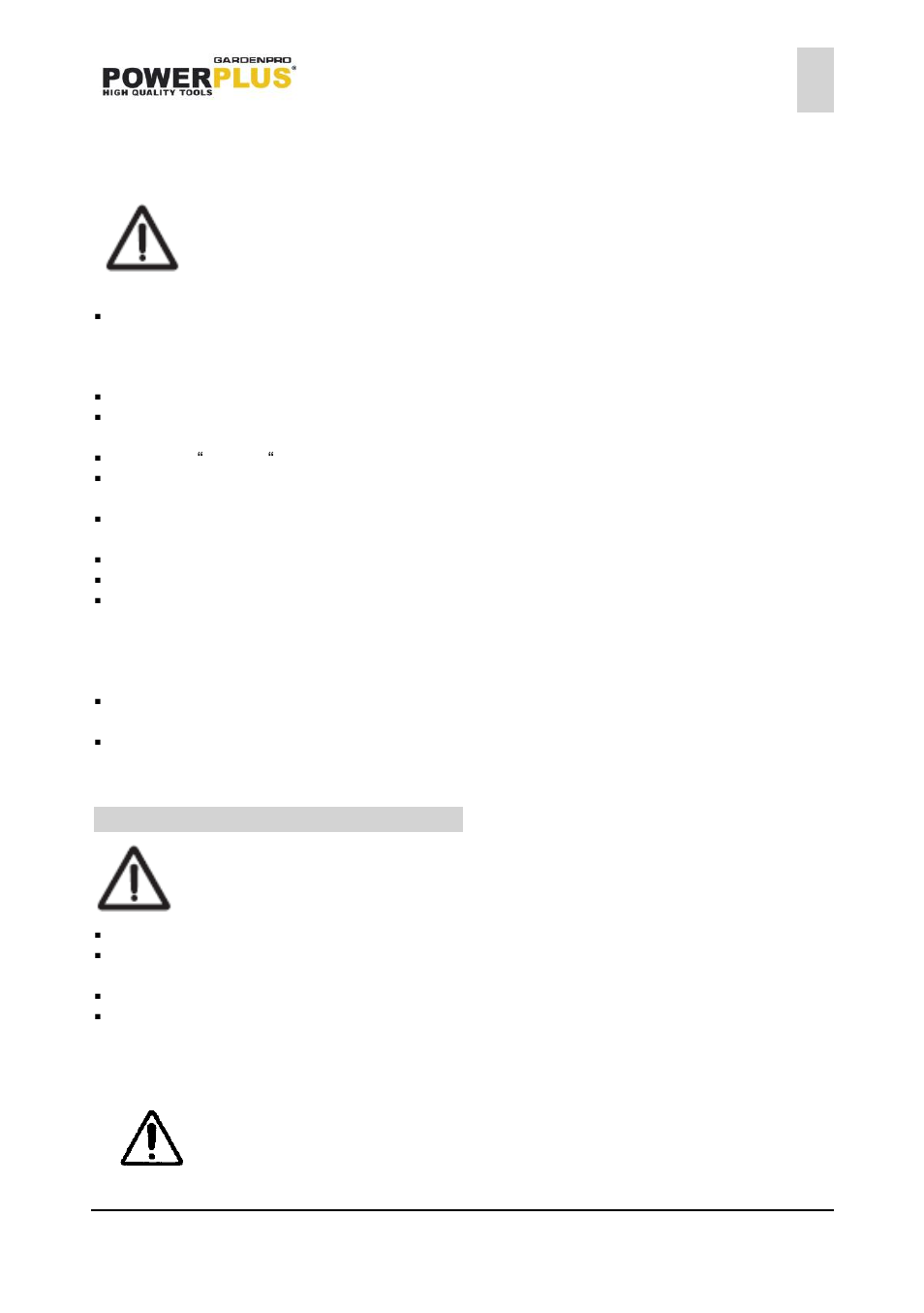 Cleaning and maintenance, Oil guide groove of the sawing bar | Powerplus POWXG8015LI CHAINSAW 18V LI-ION 254MM ONE FITS ALL EN User Manual | Page 13 / 17