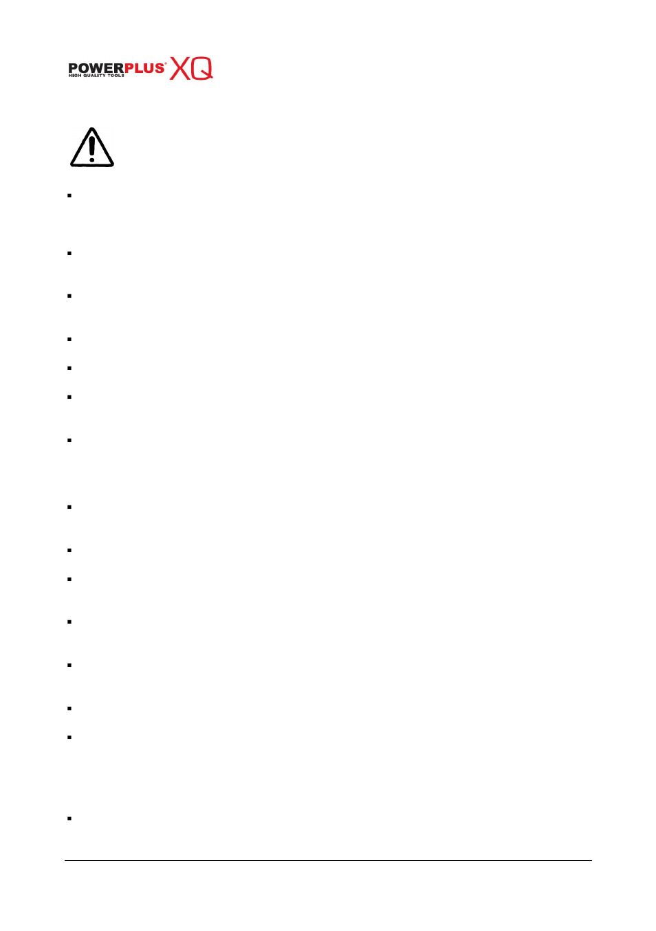 Powxq5320 | Powerplus POWXQ5320 TILE CUTTER 750W 180MM EN User Manual | Page 5 / 11