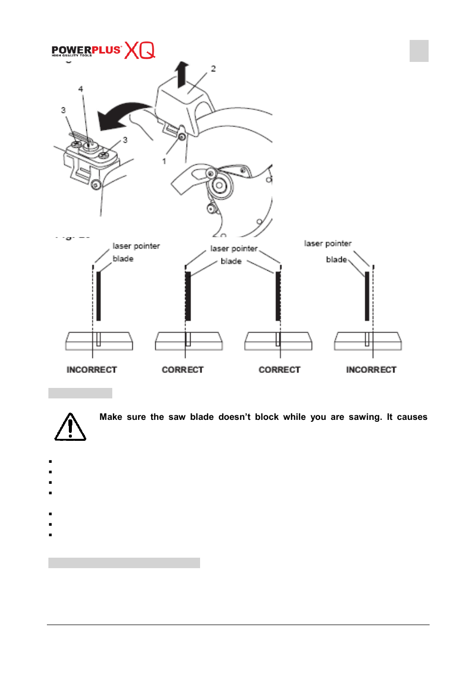 Sawing, Sawing special work pieces | Powerplus POWXQ5330 MITRE SAW 1500W 254MM EN User Manual | Page 10 / 14