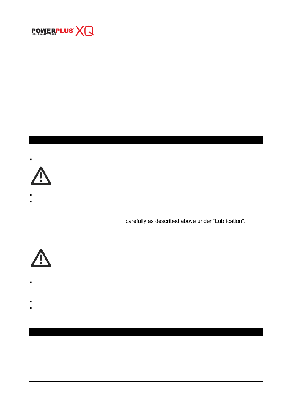 Blade mounting torque, Storage instructions (off season), Transport | Powerplus POWXQG7556 LAWNMOWER 190CC 560MM EN User Manual | Page 16 / 19